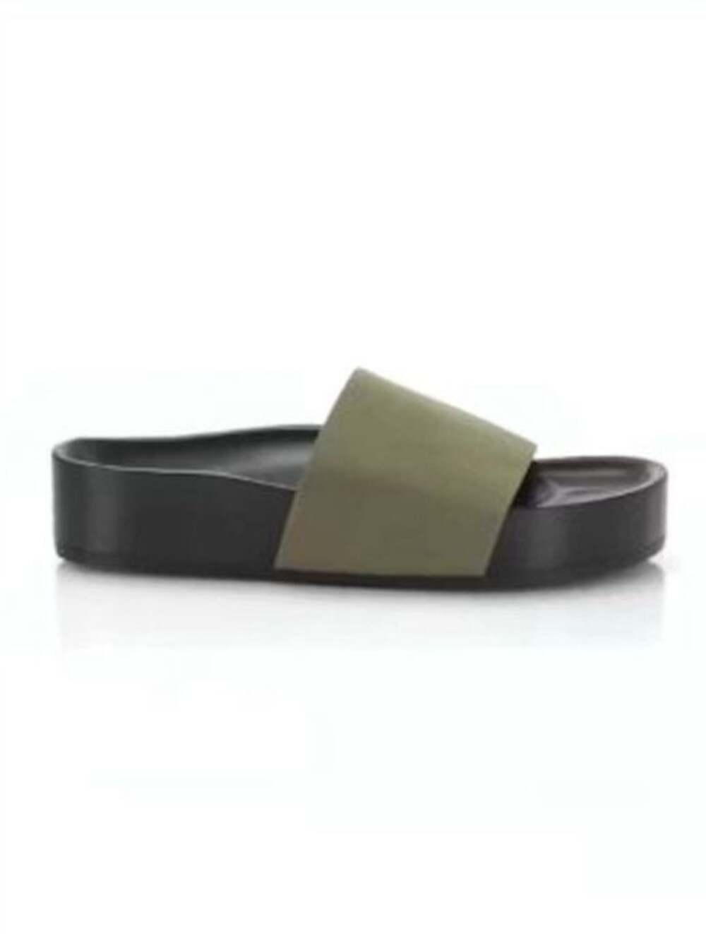 Co Elastic Pool Slides in Green